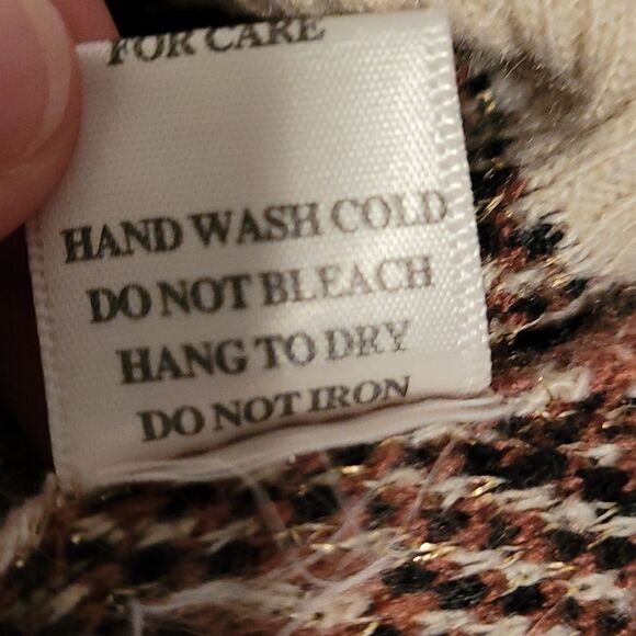 Freeway open‎ front Wrap cardigan Sweater wool blend - Picture 7 of 8